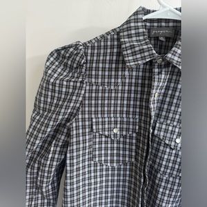 Greysn Checkered Pearl Snap Western Shirt